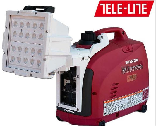 Honda Generator w/Tele-Lite Light Kit Combination EU1000 / LED TL6 15000 Lumens