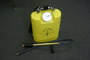 Double Deluxe -Rigid-Pak Brush Pump w/pistol grip and brass push-lock fittings.