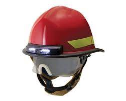 ReTrak Series modern styled fiberglass structural fire helmet with integrated visor