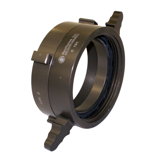 H53L- Female Swivel LH x Female Rigid Threaded Adapter 4.5" NH F SW LH / 6.0" NH F RL