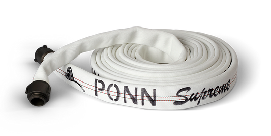 Ponn Supreme Double Jacket Hose - 2.5 in. Diameter Tan / 50 ft / 2.5 in NH Aluminum