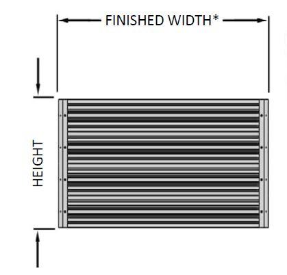 Dual Trac Tool Board Kits (complete with Z-Mount) *Specify Finished Width 11.5" (2 Sections High) / 20.1 - 30" Width