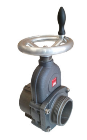 2.5" Straight Gate Valve 2.5" NY Corp Female Swivel Rocker Lug Inlet x 2.5" NY Corp Male (Hydrant Gate Valve)