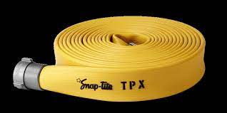 TPX Hose: 3-Ply Nitrile Rubber Attack/Supply Hose / Storz Coupling Yellow / 5 inch / 35 Foot