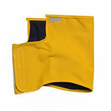 Yellow Nomex backed with FR cotton ear,neck,face shroud-NFPA
