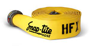 Snap-Tite HFX Rubber Hose Yellow / 5 in. / 15 Foot / 5 in. Storz Coupled / 4.5" NH Long Handle Female