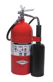 Amerex� 10 lb CO2 Fire Extinguisher w/ Wall Hanger � 10B:C