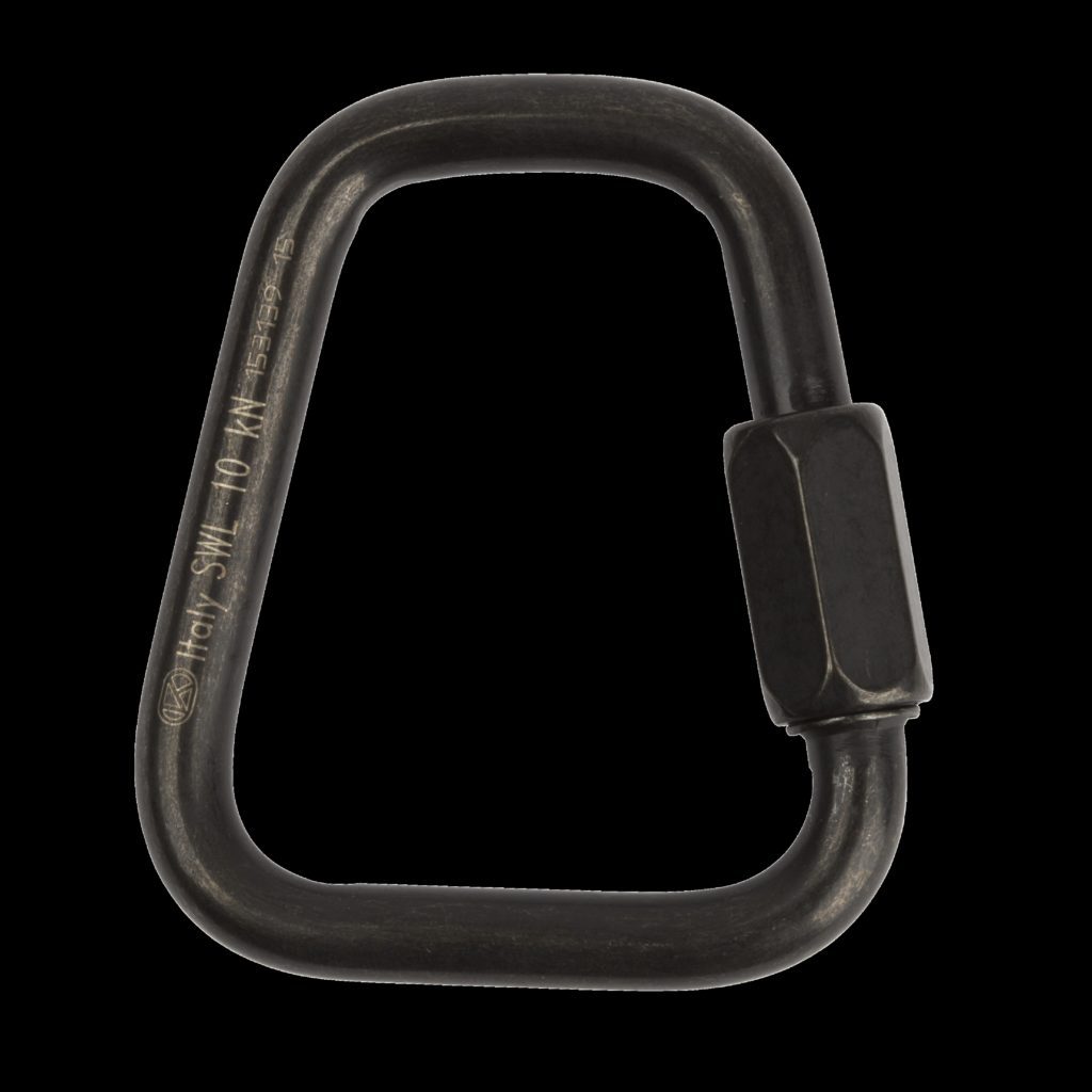 Kong Trapezium Quick-Link Black / Stainless Steel