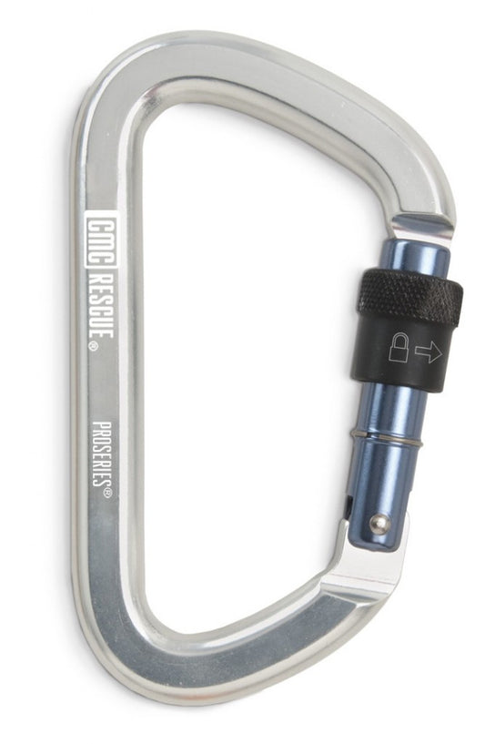 Proseries Aluminum Key-Lock Carabiners Screw-Lock, Brite