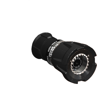 Waterway: 1 3/8" 01 - Stem: 160 GPM @ 50 PSI 01 - Inlet: 1.5" FNH 05 - Bumper: BLACK 0A - Teeth: SPINNING