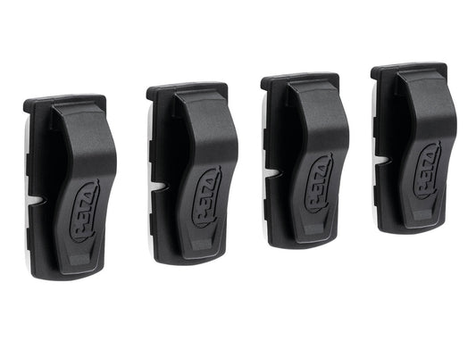 UNI ADAPT adhesive clip for mounting a Petzl headlamp on  any type of helmet (pack of 4)