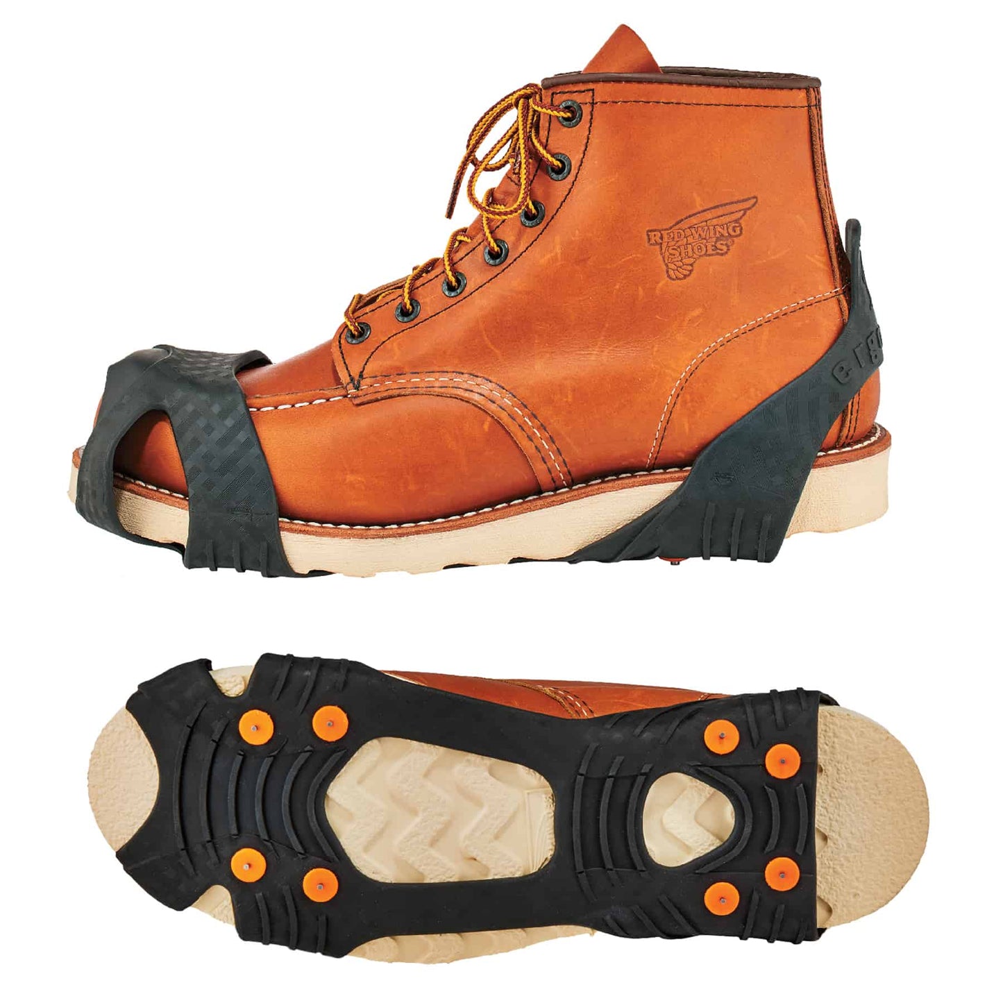 TREX 6300TC Slip-On Ice Cleats - Tungsten Carbide L (Shoe Size 8-11)
