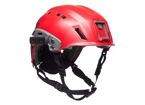 SAR Tactical Helmet Red W/ Goggle Posts