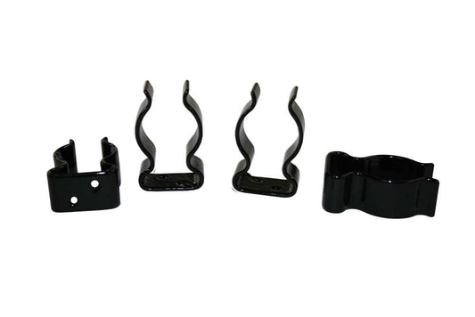 QUIC-MOUNT TOOL CLIPS 1.00" DIA.- .144" HOLE DIA.- 4 PCS/PKG - RED-3075-135-000
