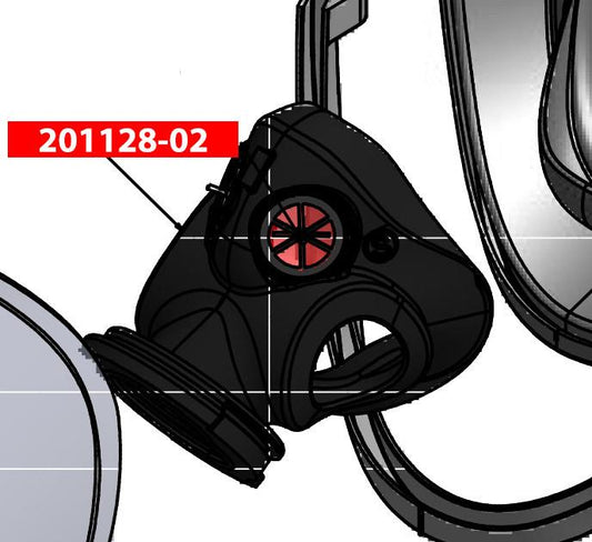 AV-3000 Facepiece Nosecups AV-3000 HT / Medium