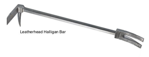 30″ Leatherhead Halligan Bar (Forged Halligan Type)